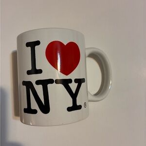 I Love NY authentic White Ceramic coffee Mug